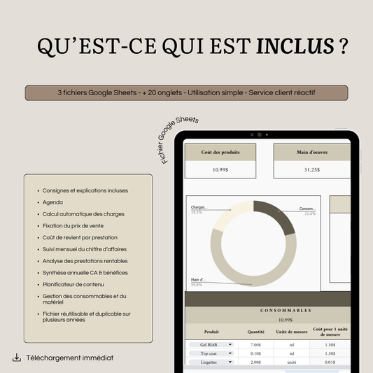 Pack Pro Studio - L'essentiel pour structurer ton activité