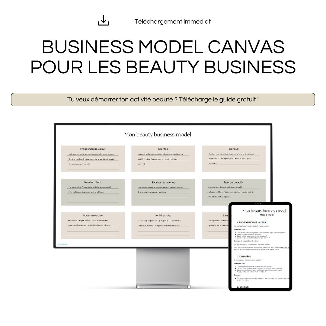 Guide gratuit - Comment démarrer son activité beauté ?