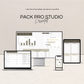 Pack Pro Studio - L'essentiel pour structurer ton activité